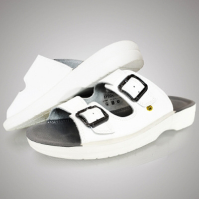 Антистатические сандалии AVOGADRO Micro ЕSD белые фото, изображение, баннер